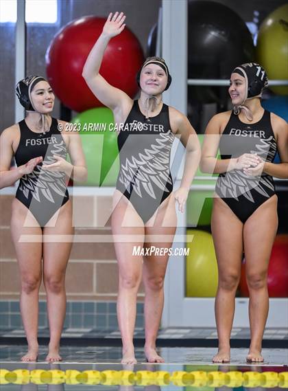 Thumbnail 3 in Foster vs Brandeis (UIL 6A Water Polo Semifinal) photogallery.