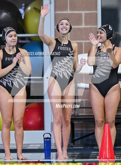 Thumbnail 1 in Foster vs Brandeis (UIL 6A Water Polo Semifinal) photogallery.