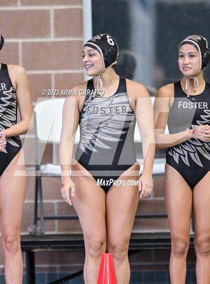 Thumbnail 3 in Foster vs Brandeis (UIL 6A Water Polo Semifinal) photogallery.