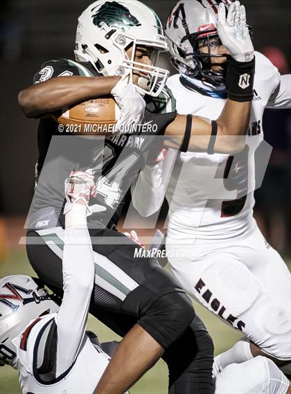 Thumbnail 1 in Cedar Park vs. Corpus Christi Veterans Memorial (UIL 5A Division I Semifinal) photogallery.