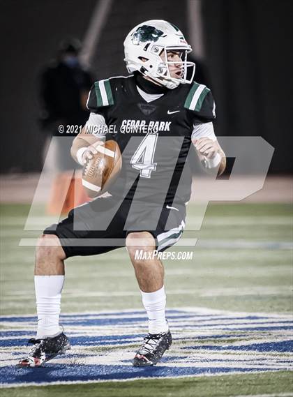 Thumbnail 2 in Cedar Park vs. Corpus Christi Veterans Memorial (UIL 5A Division I Semifinal) photogallery.