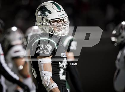 Thumbnail 3 in Cedar Park vs. Corpus Christi Veterans Memorial (UIL 5A Division I Semifinal) photogallery.