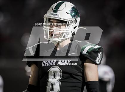 Thumbnail 3 in Cedar Park vs. Corpus Christi Veterans Memorial (UIL 5A Division I Semifinal) photogallery.