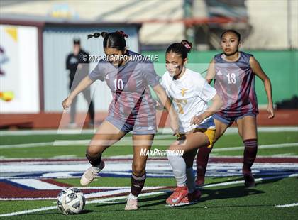 Thumbnail 1 in Forney @ Rowlett (UIL 6A Bi-District Soccer Playoffs) photogallery.