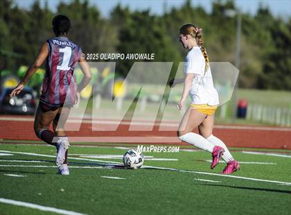 Thumbnail 1 in Forney @ Rowlett (UIL 6A Bi-District Soccer Playoffs) photogallery.