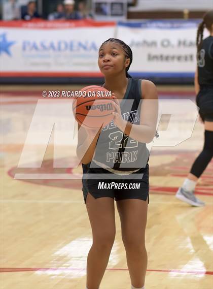 Thumbnail 3 in Cedar Park vs Galena Park (McDonald's Texas Invitational) photogallery.