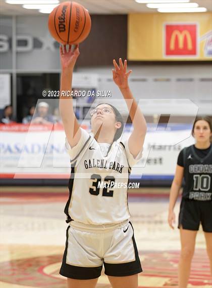 Thumbnail 3 in Cedar Park vs Galena Park (McDonald's Texas Invitational) photogallery.