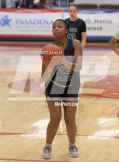 Thumbnail 2 in Cedar Park vs Galena Park (McDonald's Texas Invitational) photogallery.