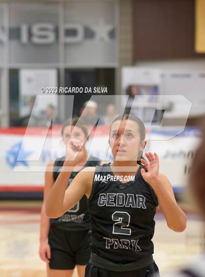 Thumbnail 1 in Cedar Park vs Galena Park (McDonald's Texas Invitational) photogallery.