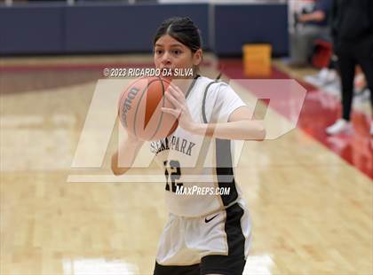 Thumbnail 1 in Cedar Park vs Galena Park (McDonald's Texas Invitational) photogallery.