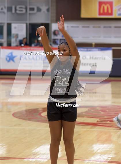 Thumbnail 1 in Cedar Park vs Galena Park (McDonald's Texas Invitational) photogallery.