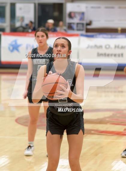 Thumbnail 2 in Cedar Park vs Galena Park (McDonald's Texas Invitational) photogallery.