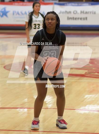 Thumbnail 2 in Cedar Park vs Galena Park (McDonald's Texas Invitational) photogallery.