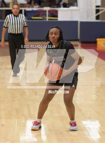 Thumbnail 2 in Cedar Park vs Galena Park (McDonald's Texas Invitational) photogallery.