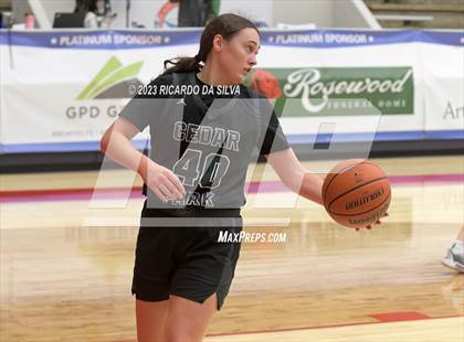 Thumbnail 2 in Cedar Park vs Galena Park (McDonald's Texas Invitational) photogallery.