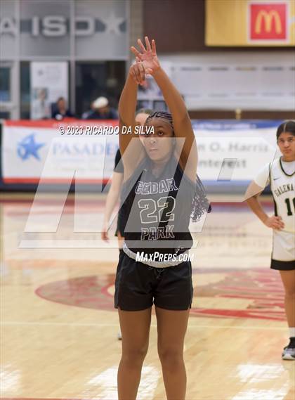 Thumbnail 1 in Cedar Park vs Galena Park (McDonald's Texas Invitational) photogallery.