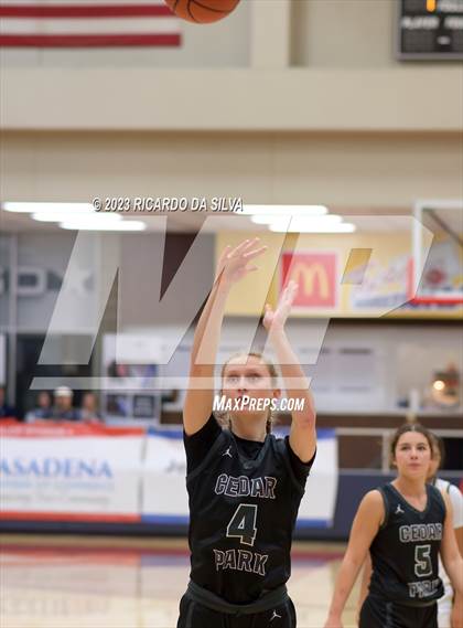 Thumbnail 2 in Cedar Park vs Galena Park (McDonald's Texas Invitational) photogallery.