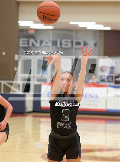 Thumbnail 2 in Cedar Park vs Galena Park (McDonald's Texas Invitational) photogallery.