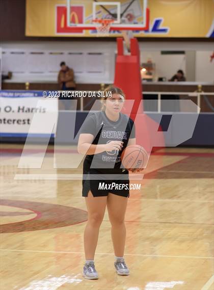 Thumbnail 1 in Cedar Park vs Galena Park (McDonald's Texas Invitational) photogallery.