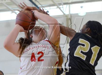 Thumbnail 3 in Bloomington Christian vs. Bishop Diego (CIF SS 5A Final) photogallery.
