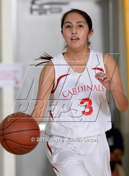 Thumbnail 2 in Bloomington Christian vs. Bishop Diego (CIF SS 5A Final) photogallery.