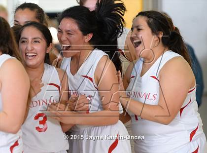 Thumbnail 3 in Bloomington Christian vs. Bishop Diego (CIF SS 5A Final) photogallery.