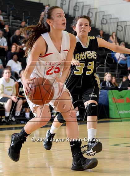 Thumbnail 1 in Bloomington Christian vs. Bishop Diego (CIF SS 5A Final) photogallery.
