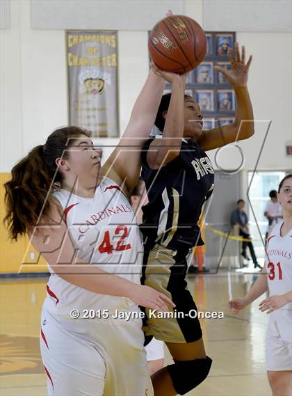 Thumbnail 2 in Bloomington Christian vs. Bishop Diego (CIF SS 5A Final) photogallery.