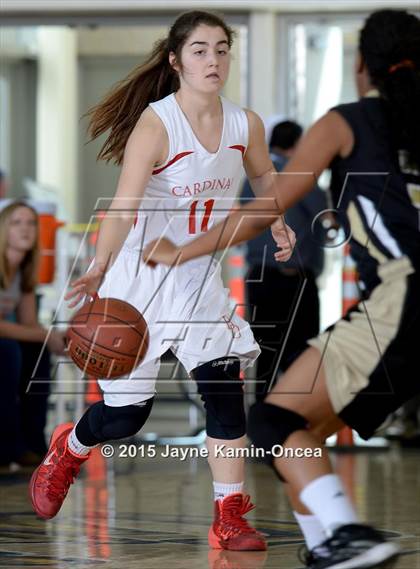 Thumbnail 1 in Bloomington Christian vs. Bishop Diego (CIF SS 5A Final) photogallery.