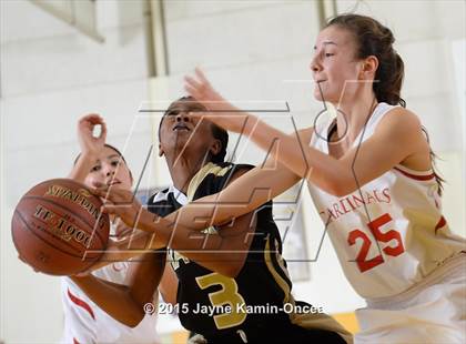 Thumbnail 1 in Bloomington Christian vs. Bishop Diego (CIF SS 5A Final) photogallery.