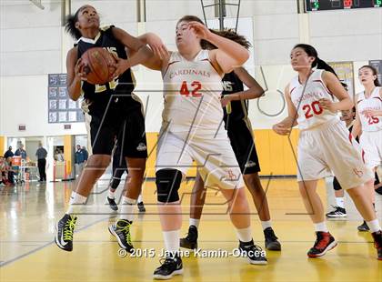 Thumbnail 3 in Bloomington Christian vs. Bishop Diego (CIF SS 5A Final) photogallery.