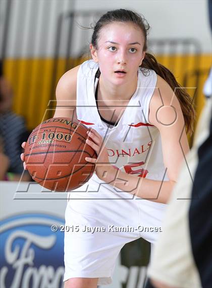 Thumbnail 1 in Bloomington Christian vs. Bishop Diego (CIF SS 5A Final) photogallery.