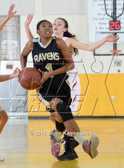 Thumbnail 3 in Bloomington Christian vs. Bishop Diego (CIF SS 5A Final) photogallery.