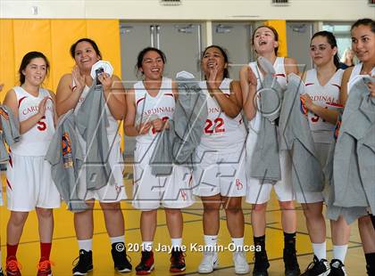 Thumbnail 2 in Bloomington Christian vs. Bishop Diego (CIF SS 5A Final) photogallery.