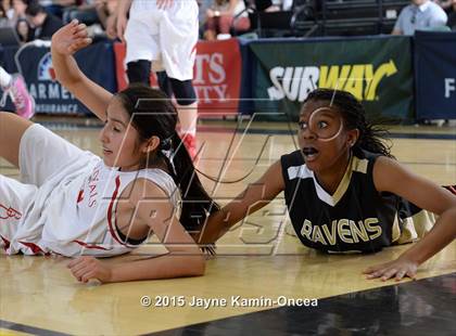 Thumbnail 3 in Bloomington Christian vs. Bishop Diego (CIF SS 5A Final) photogallery.