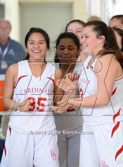 Thumbnail 3 in Bloomington Christian vs. Bishop Diego (CIF SS 5A Final) photogallery.