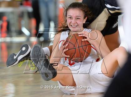 Thumbnail 2 in Bloomington Christian vs. Bishop Diego (CIF SS 5A Final) photogallery.