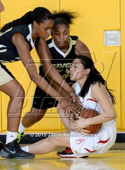 Thumbnail 1 in Bloomington Christian vs. Bishop Diego (CIF SS 5A Final) photogallery.