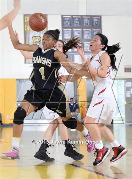 Thumbnail 2 in Bloomington Christian vs. Bishop Diego (CIF SS 5A Final) photogallery.