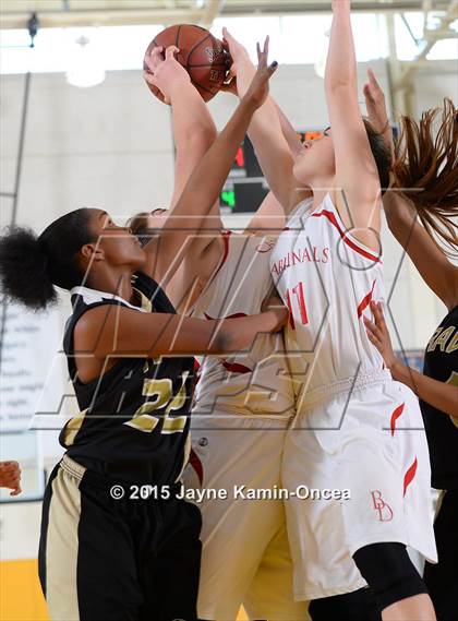 Thumbnail 2 in Bloomington Christian vs. Bishop Diego (CIF SS 5A Final) photogallery.