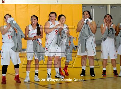 Thumbnail 3 in Bloomington Christian vs. Bishop Diego (CIF SS 5A Final) photogallery.