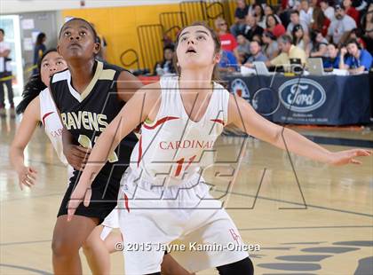 Thumbnail 3 in Bloomington Christian vs. Bishop Diego (CIF SS 5A Final) photogallery.