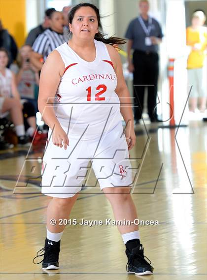 Thumbnail 2 in Bloomington Christian vs. Bishop Diego (CIF SS 5A Final) photogallery.