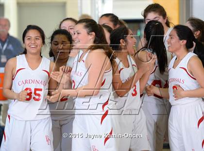 Thumbnail 2 in Bloomington Christian vs. Bishop Diego (CIF SS 5A Final) photogallery.