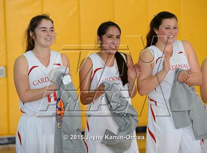 Thumbnail 2 in Bloomington Christian vs. Bishop Diego (CIF SS 5A Final) photogallery.