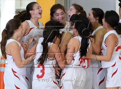 Thumbnail 1 in Bloomington Christian vs. Bishop Diego (CIF SS 5A Final) photogallery.