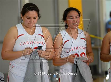 Thumbnail 3 in Bloomington Christian vs. Bishop Diego (CIF SS 5A Final) photogallery.
