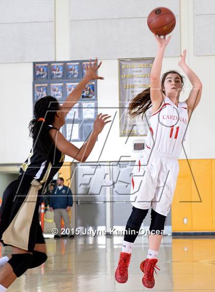 Thumbnail 2 in Bloomington Christian vs. Bishop Diego (CIF SS 5A Final) photogallery.