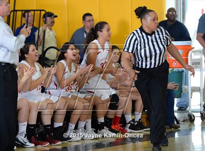 Thumbnail 1 in Bloomington Christian vs. Bishop Diego (CIF SS 5A Final) photogallery.