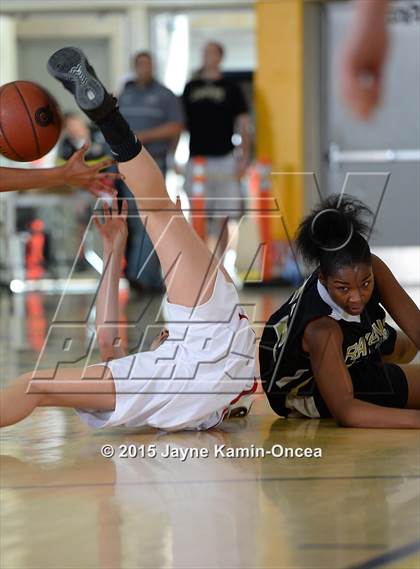 Thumbnail 3 in Bloomington Christian vs. Bishop Diego (CIF SS 5A Final) photogallery.